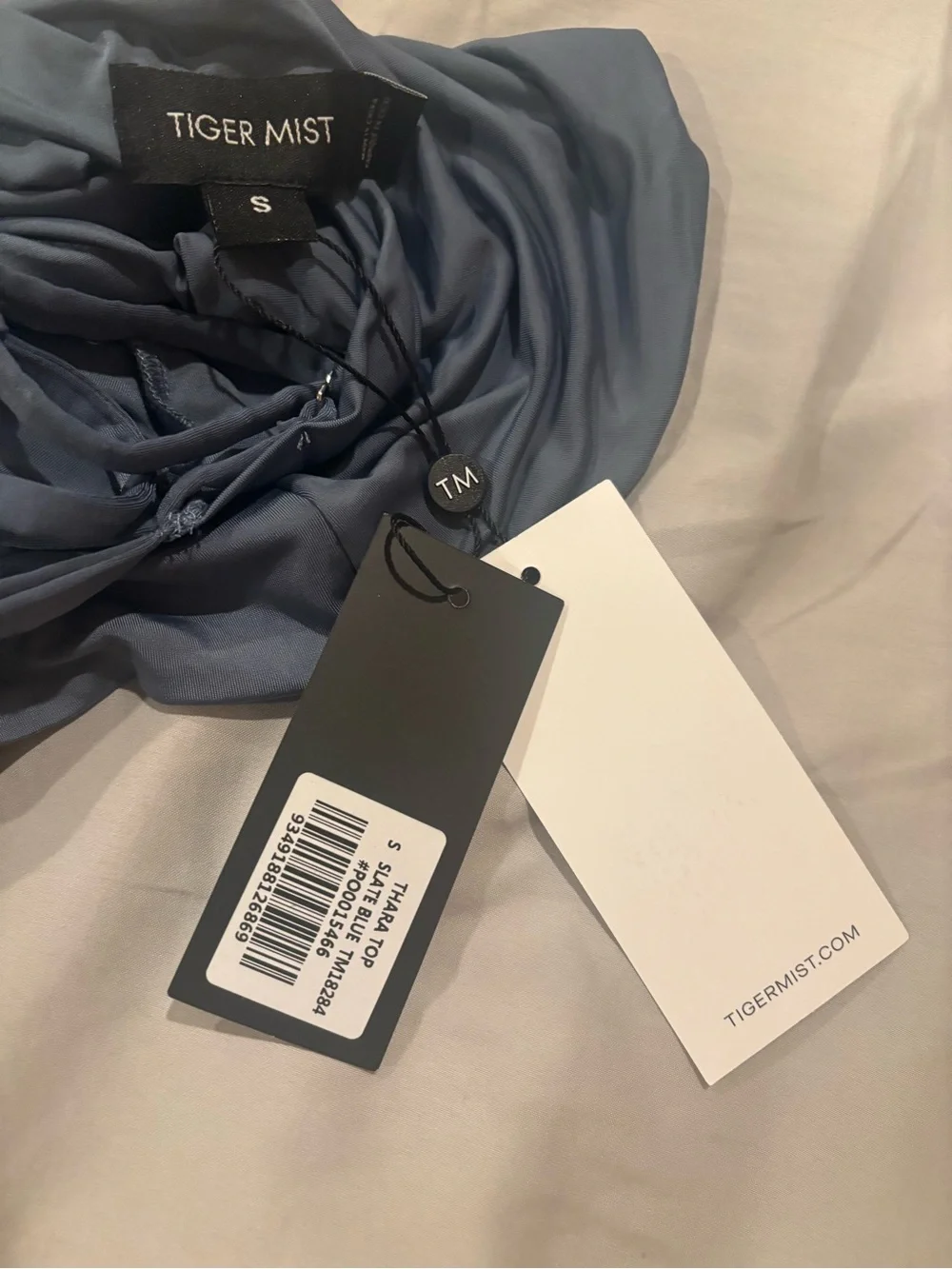 Tiger Mist THARA TOP slate blue - Picture 6 of 6